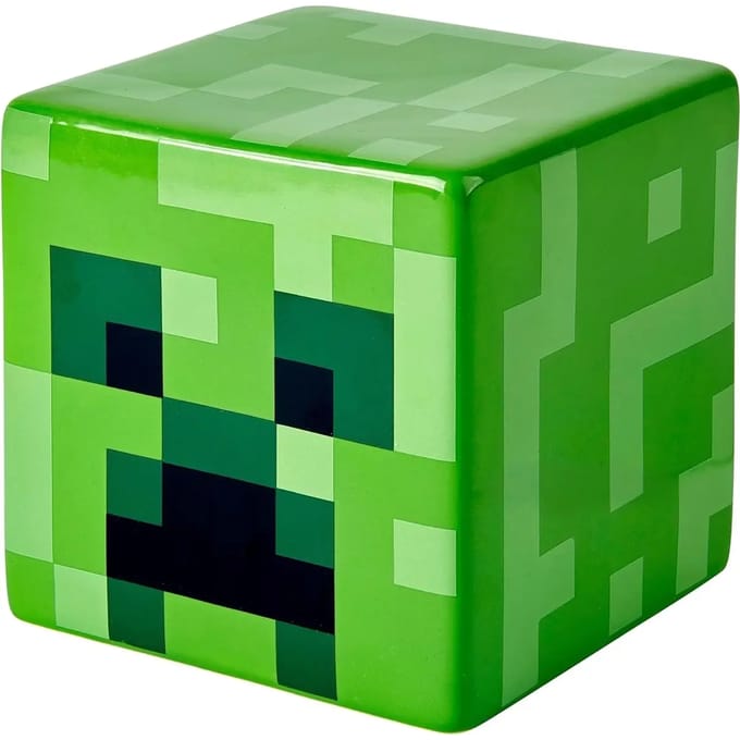 Keramieken spaarpot voor kinderen Lyo Disney Creeper Minecraft