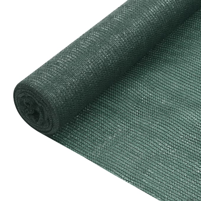 vidaXL - Privacynet - 75 - g/m² - 1,8x10 - m - HDPE - groen