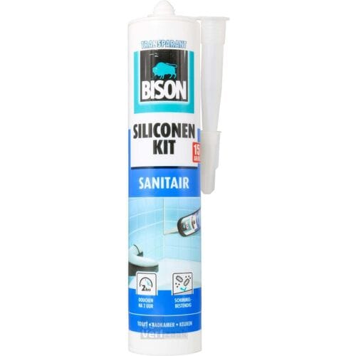 Bison Siliconenkit Sanitair Transparant 300ml