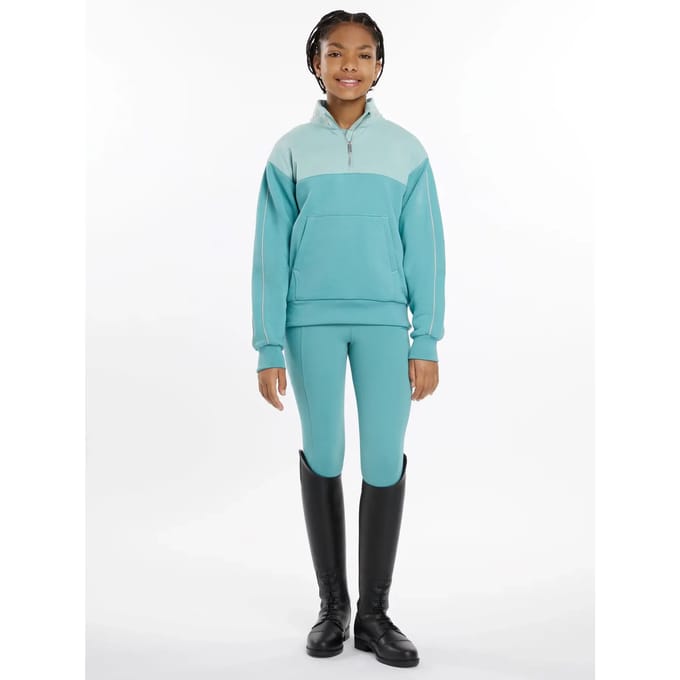 3/4 kinder capuchon sweatshirt met rits LeMieux Rider Kate