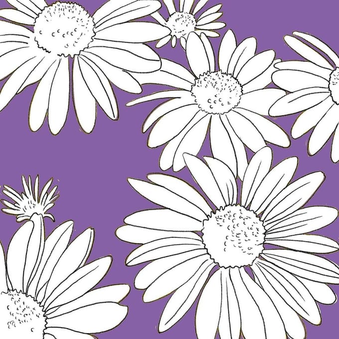 Lunch servetten Peggy purple - PPD - 33x33 cm