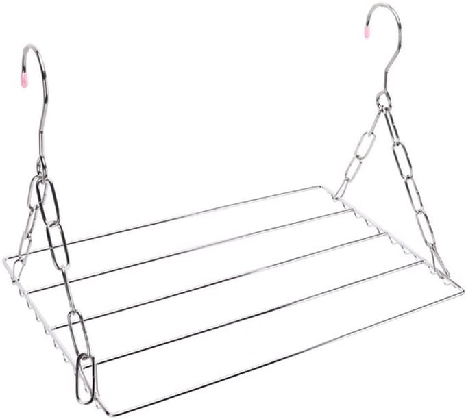 VT Goods - Droogrek - Inklapbare Sokkenhanger - Roestvrij Staal 40 cm