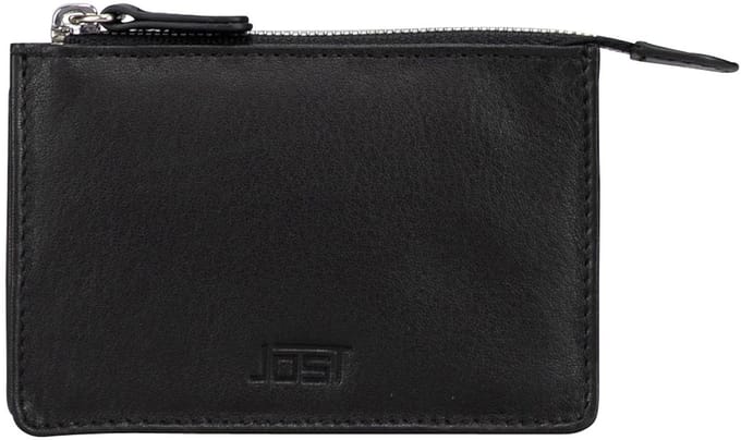 JOST Leren sleutelgeval kaarthouder Odense Card & Key Wallet Black zwart