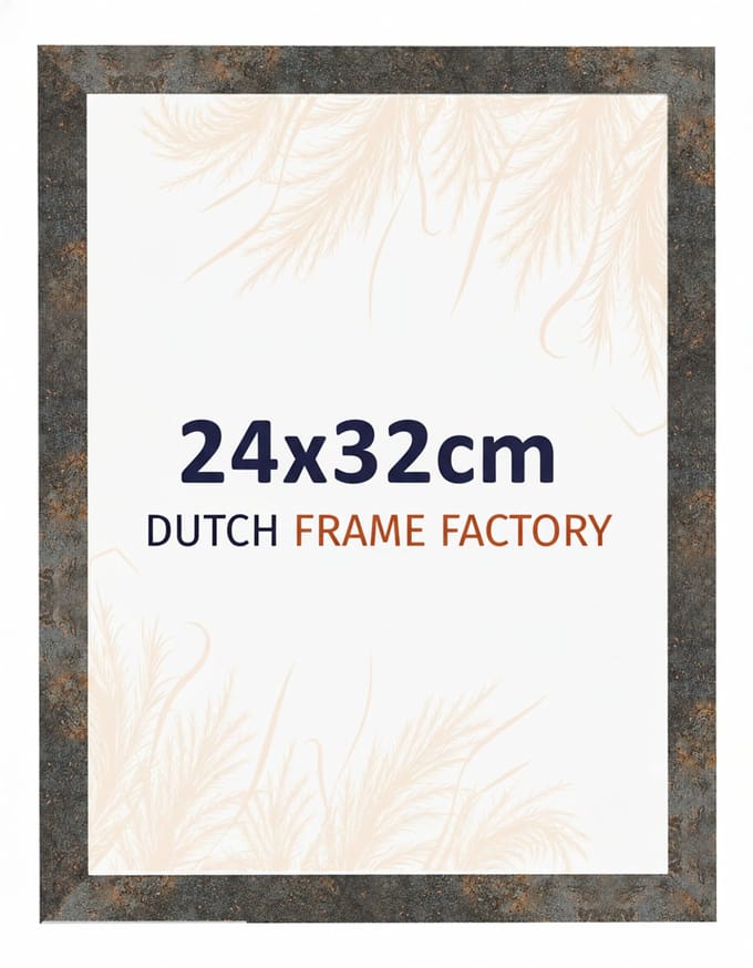 Fotolijst 24x32 cm - MDF - Geoxideerd Metaal - Benno