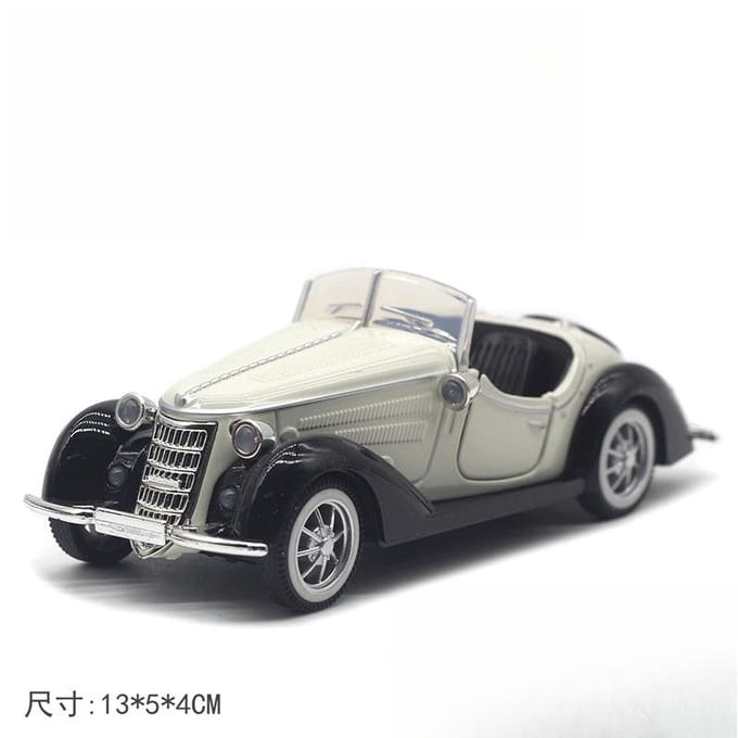 1:32 legering Retro Klassieke Auto Cabriolerend Pull-Back Model Speelgoed, Grensoverschrijdend Amazon Auto Model