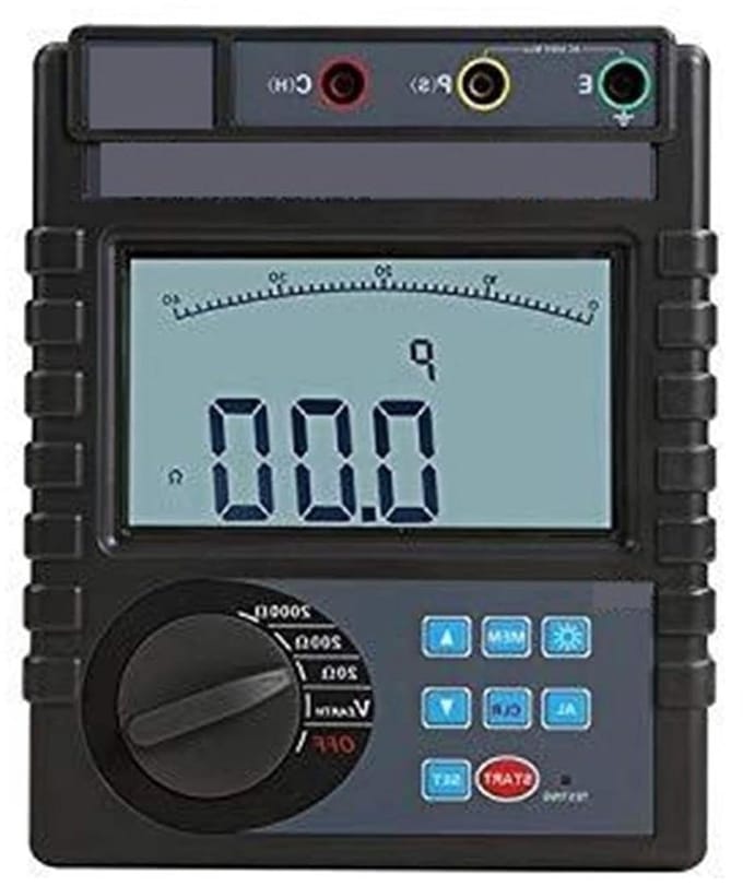 Isolatietester - Digitale meter - Elektrische metingen - Brede weerstandsmeting - 0-600V - Niet gespecificeerd