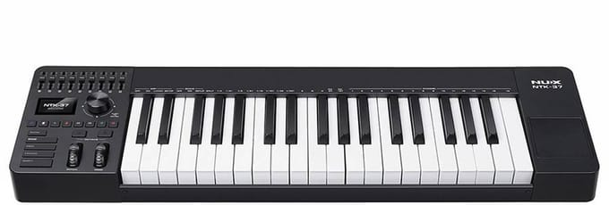 MIDI keyboard controller - NUX NTK-37 - 37 toetsen - 9 faders - Touchpad