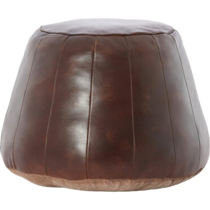Light & Living - Poef DOVIO - Ø56x42 cm - Bruin