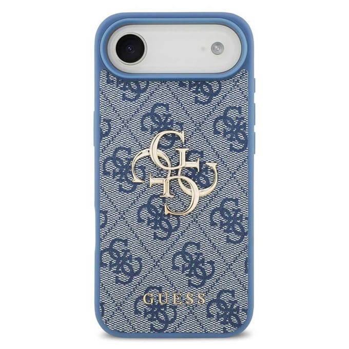 Guess Back Cover - iPhone 17 Air - Blauw - Slank Design met Big Metal Logo