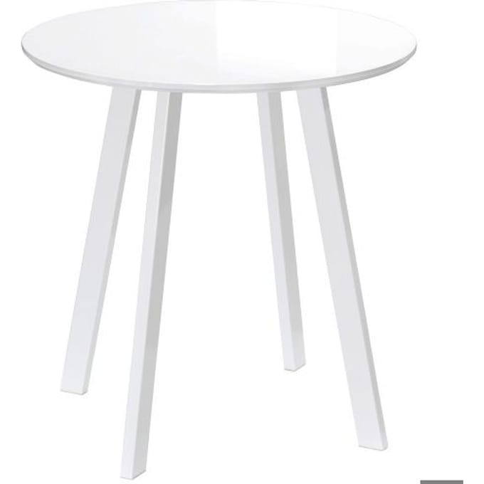 Keukentafel - MUVOE - Rond - Wit - 2 personen - Metaal wit