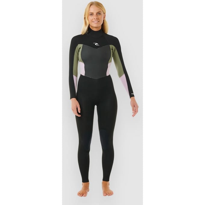 2025 Rip Curl Dames Omega 3/2mm Gbs Rug Ritssluiting Wetsuit -