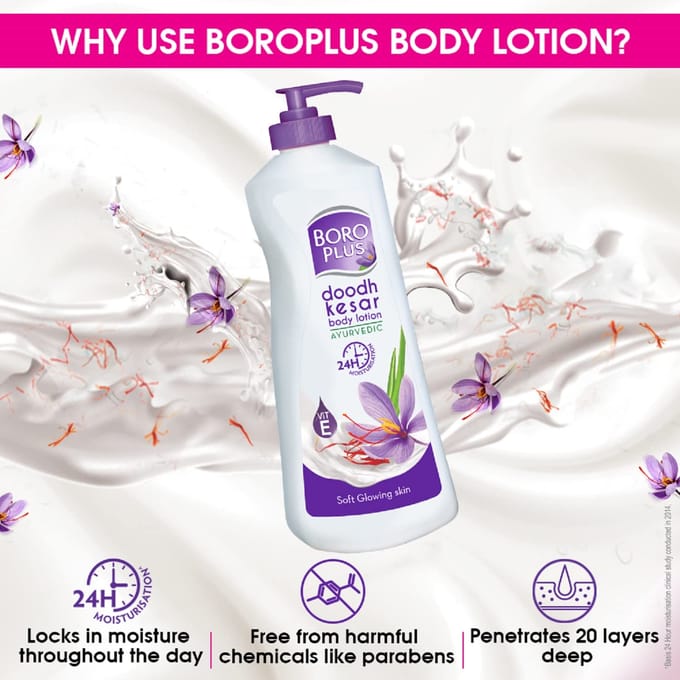 BOROPLUS Lait Corporel Nourrissant 400 ml white