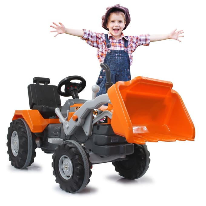 Jamara Traptractor met Lader - Oranje