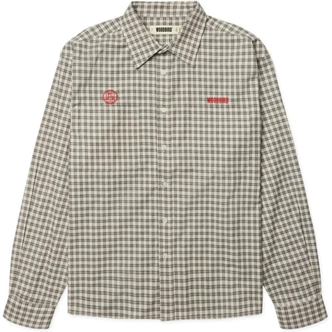 Woodbird buzo emb check shirt 2636-702 -