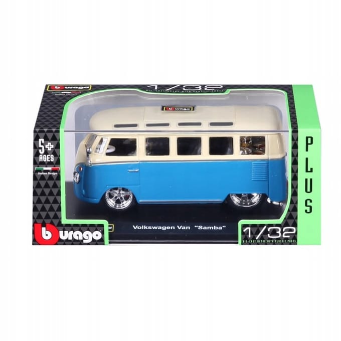 Bburgo PLUS 1:32 VW Pray T1 Busmodel - Metaal & Kuststive