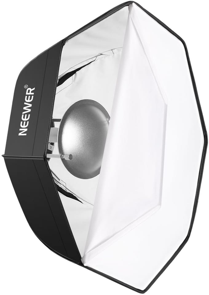 Dailygoods - 60 cm Softbox met Beauty Dish - Fotostudio Set