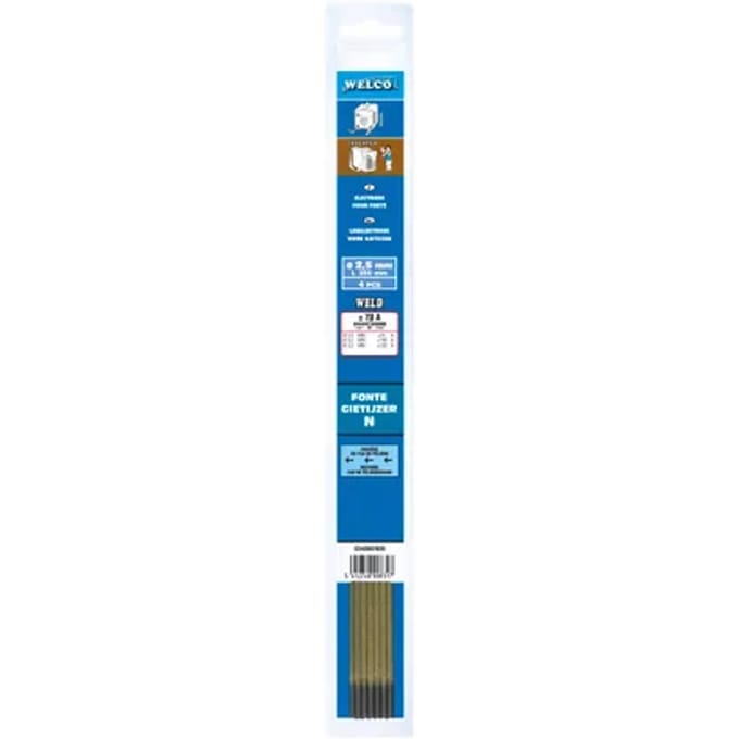 Welco Beklede Laselektroden Gietijzer 2,5mm 4 Stuks