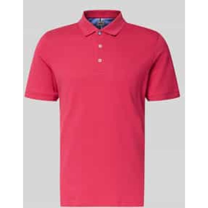 Brax Heren Poloshirt  Style PETE berry, lichtrood, maat M