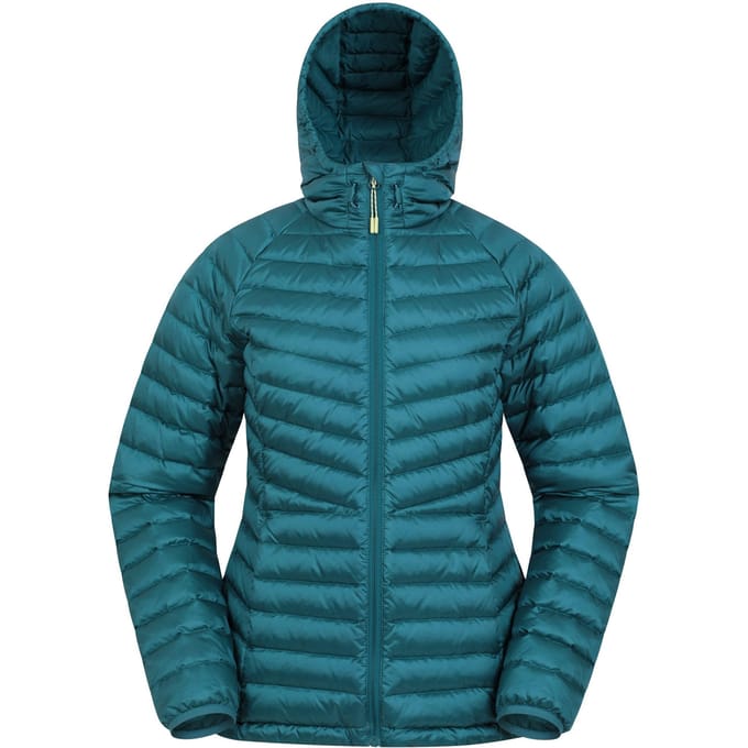 Mountain Warehouse Dames/Dames Skyline Extreme Waterafstotend Donsjack (Teal)