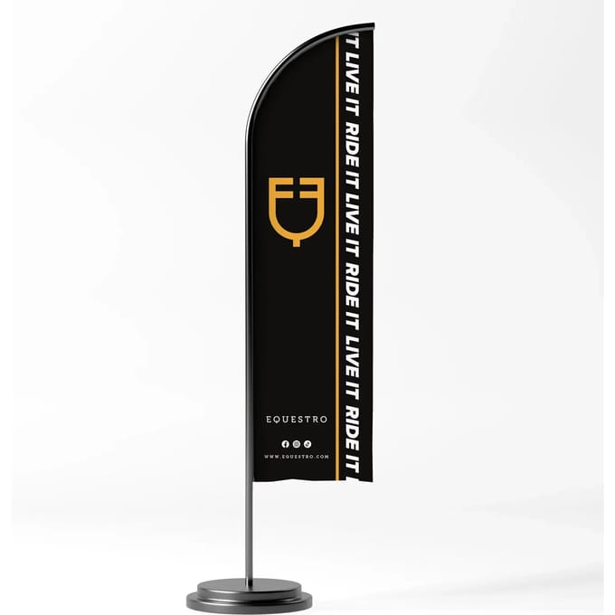 Druppelvormige vlag Equestro