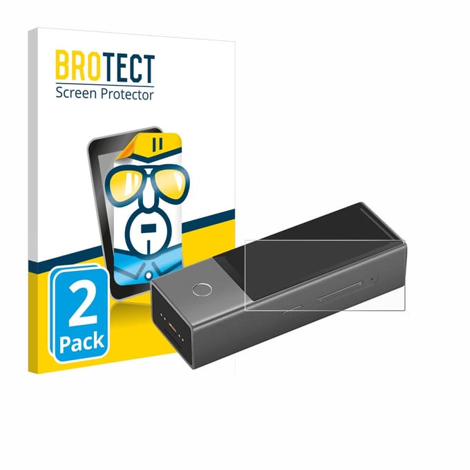 BROTECT - Screenprotector voor Timekettle X1 - Folie Beschermfolie transparant 2 Stuks