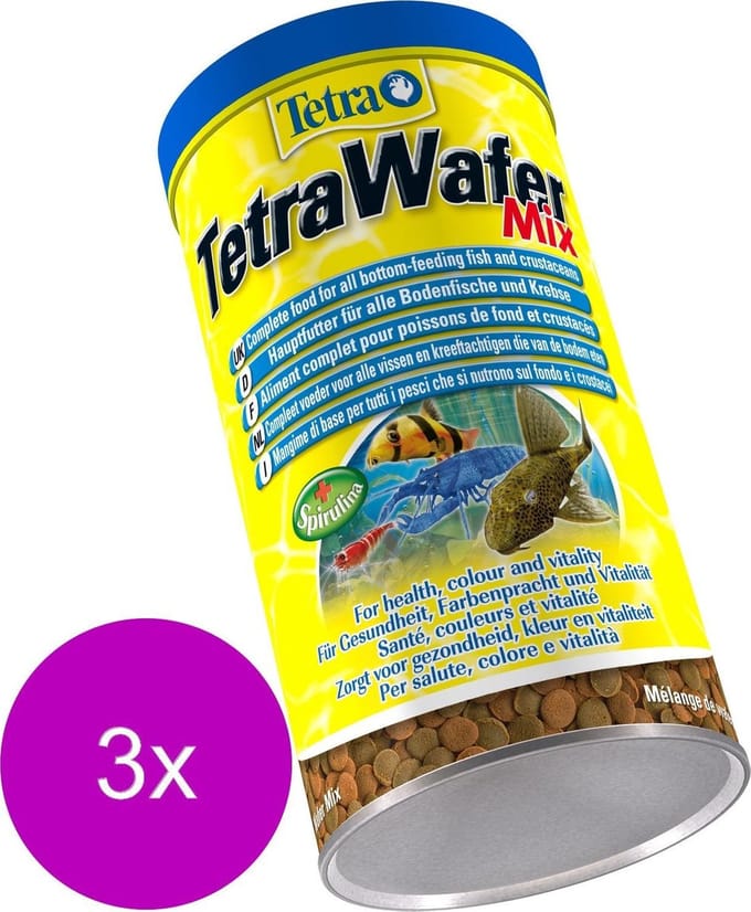 Tetra Wafermix - Vissenvoer - 3 x 1000 ml