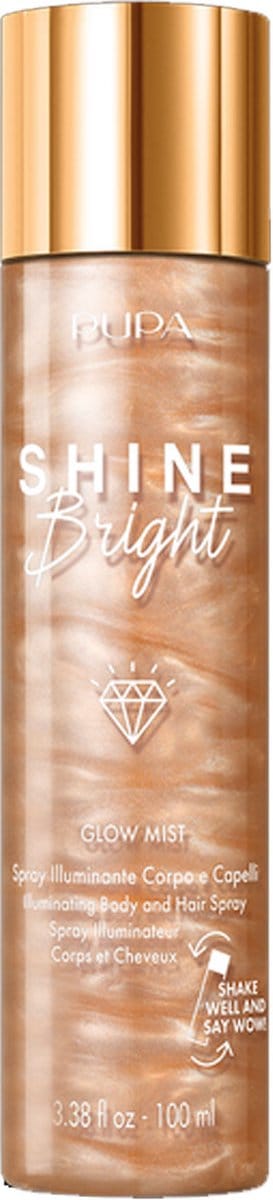 Pupa Milano - Shine Bright Glow Mist 001 Holo Diamond - 100 ml