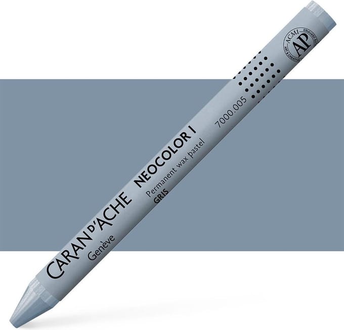 Caran d´Ache Neocolor I Permanente Waskrijt | Grijs (005)