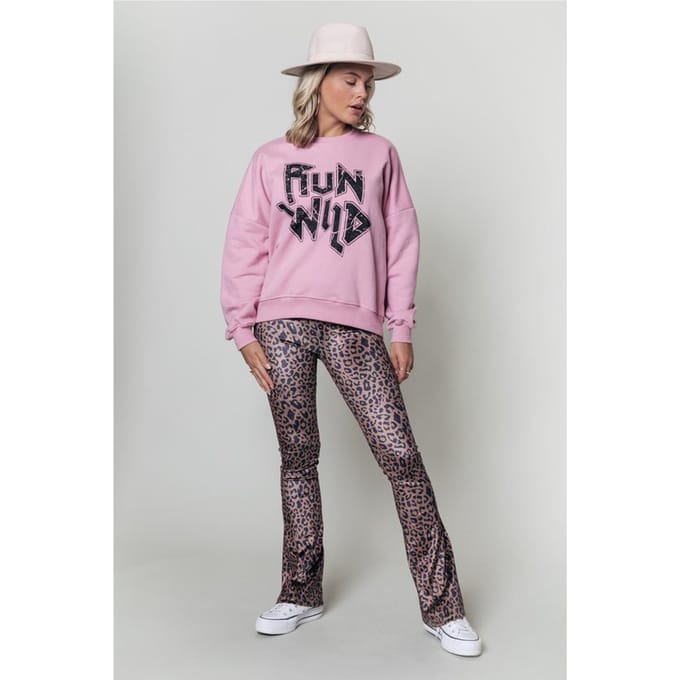 Colourful Rebel - Maat XS - Run Wild Dropped Shoulder Sweat