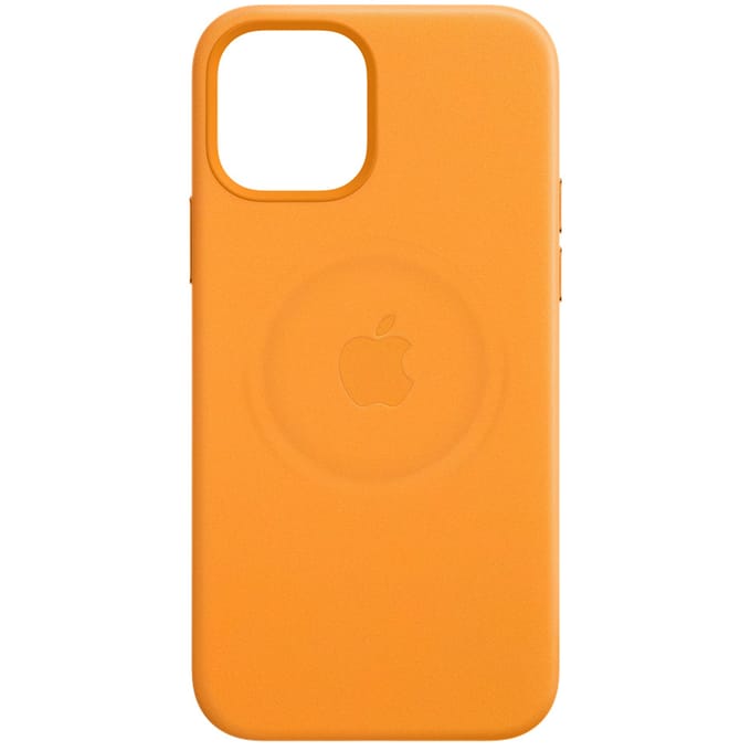 Leather Backcover MagSafe voor de Apple iPhone 12 Pro Max - California Poppy