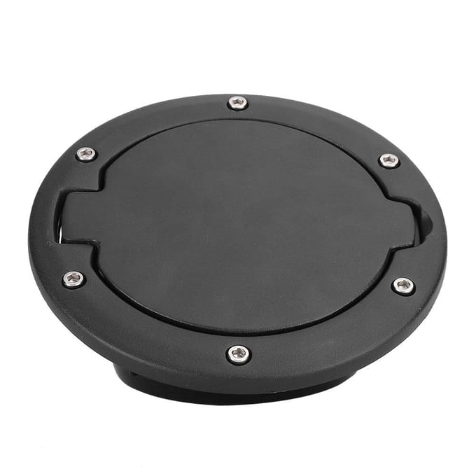 Auto Oliedop Brandstoftankdop Afdekking Auto Accessoire Geschikt voor Jeep Wrangler JK & Unlimited zwart