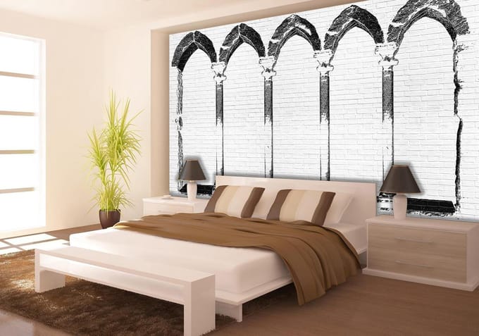 Arch Columns Photo Wallcovering