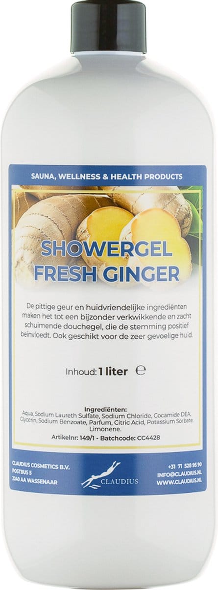 Douchegel Fresh Ginger 1 liter - showergel