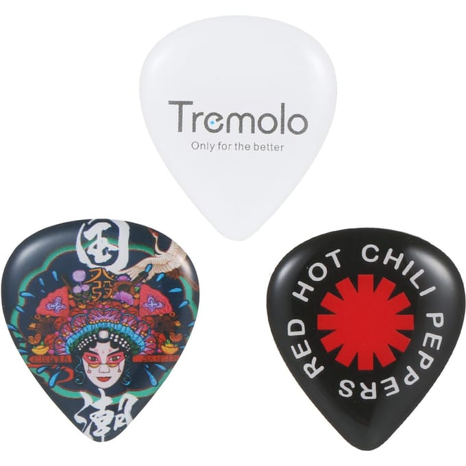 3 Stuks Gitaarplectrums Muziekinstrument Accessoires voor Elektrische Gitaar Bas (Zwaar) Heavy veelkleurig