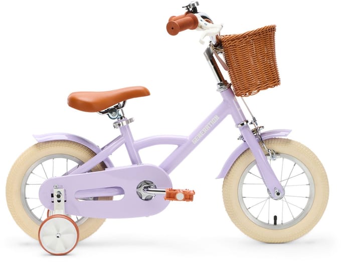 Generation Classic 12 inch Lila – Kinderfiets met Mandje