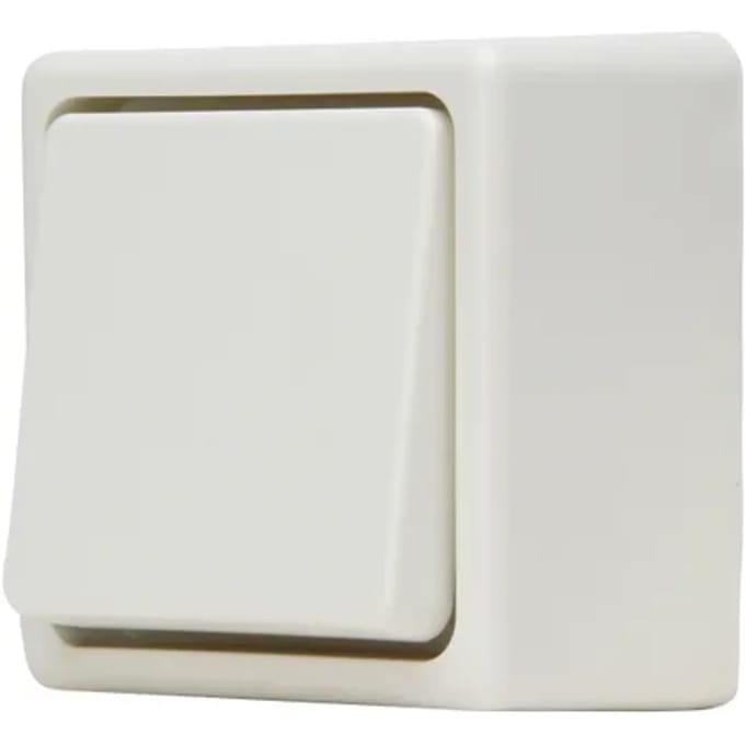 Baseline Wisselschakelaar Opbouw Wit