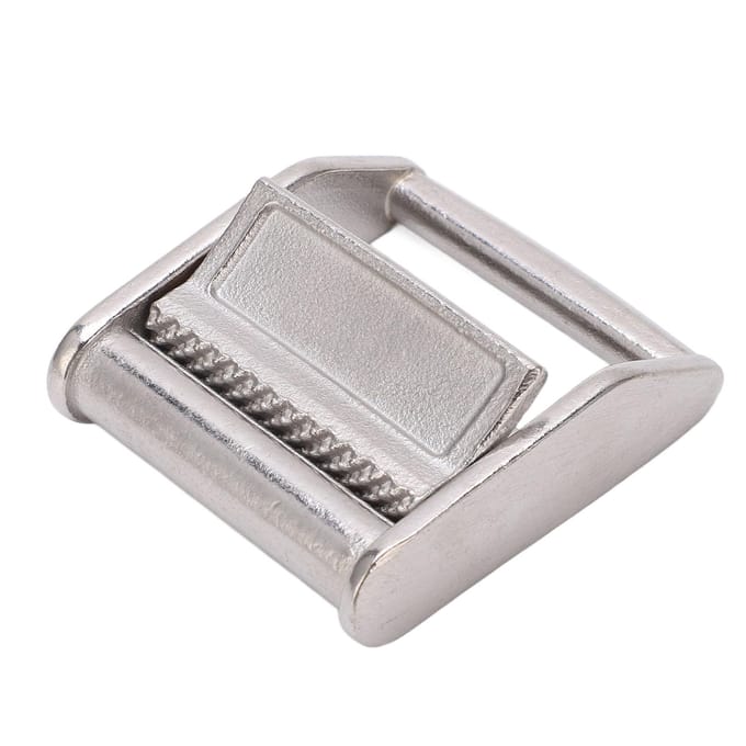 Cam Gesp Roestvrij Staal 316 Druk Vastzetter voor 38mm Webbing Riem white