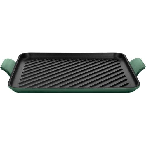 SILVERCREST Gietijzeren grillplaat of pizzaplaat (Grillplaat/groen)