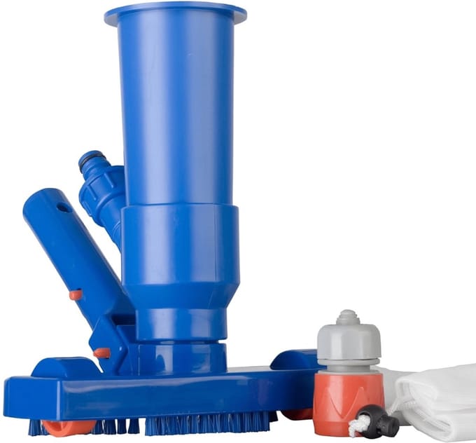 Bodemstofzuiger micro vac - zwembad - tuinslang - cartridgefilter - zwembadstofzuiger