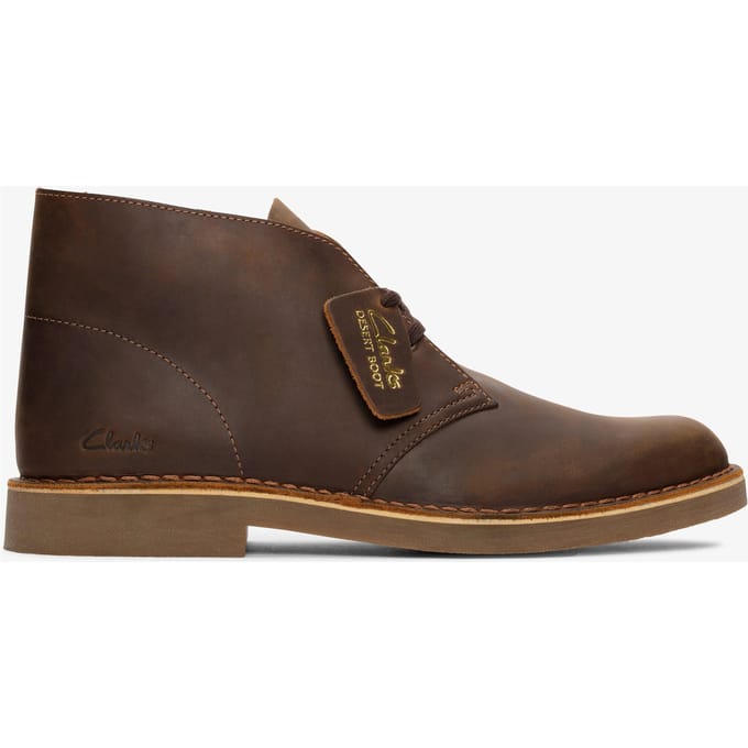 CLARKS Desert Bt Evo Heren Veterschoenen - Leer - Bruin