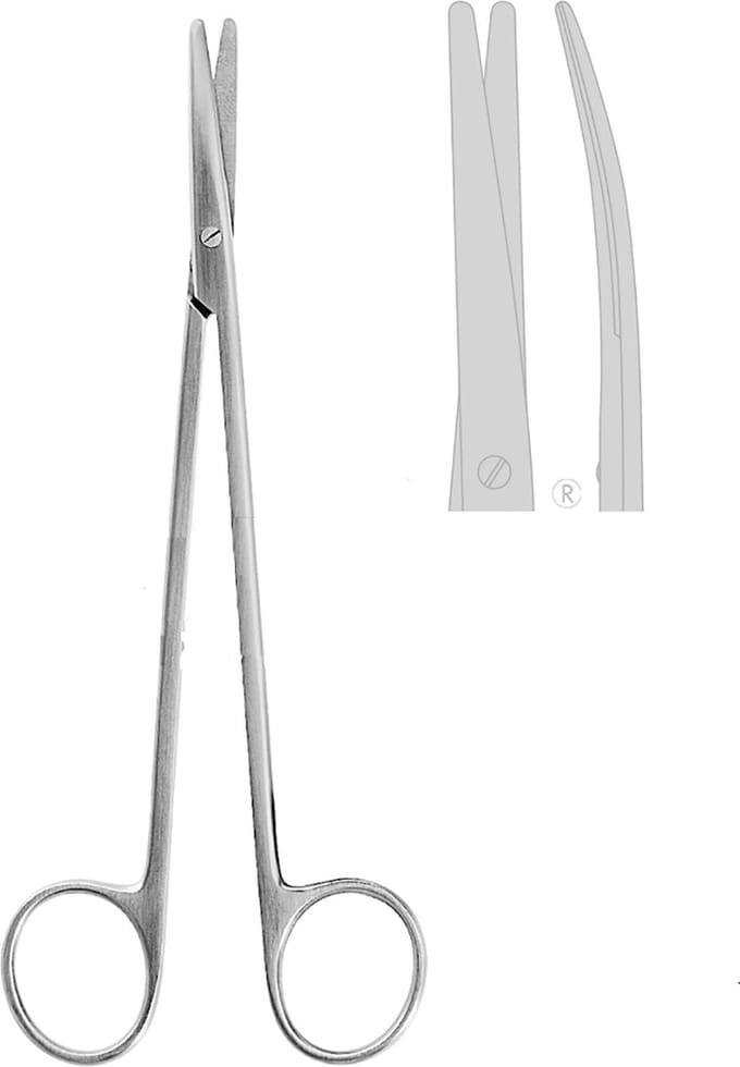 METZENBAUM dissecting scissor 14,5cm/5