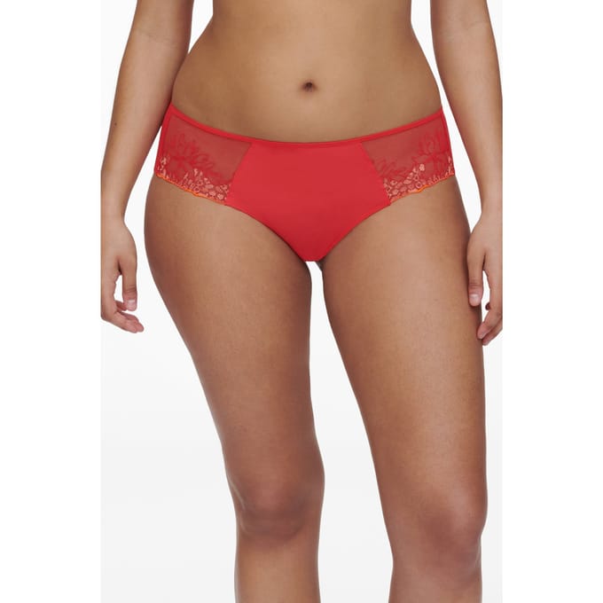 Chantelle Co Bo. Shorty Revealing Std W. Red Cocktail Multico Größe: 40 | Unterhosen Outlet | Damen | Rot