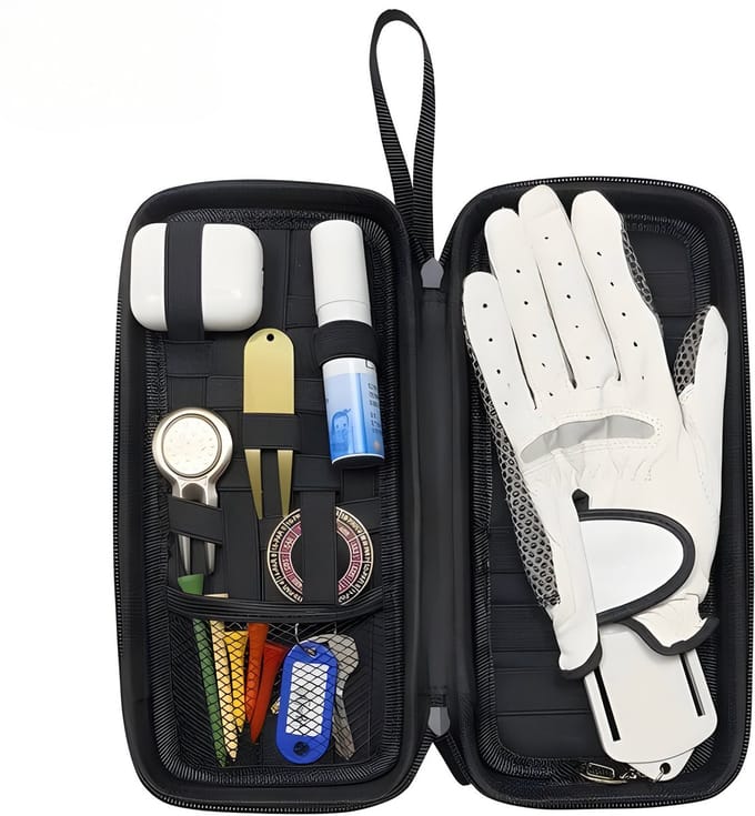 Stripe golf organizer, organizer case - etui voor handschoen
