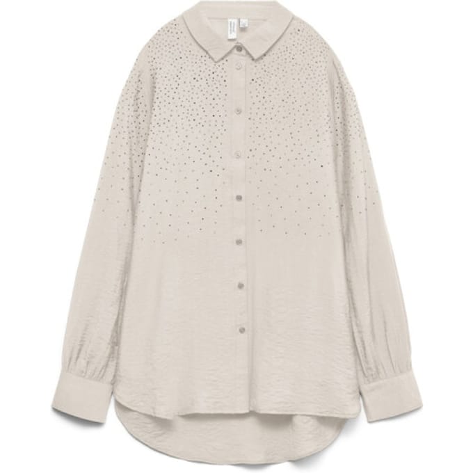 VERO MODA - VMHERDIS LS SHIRT WVN BTQ GA - Dames - Blouses