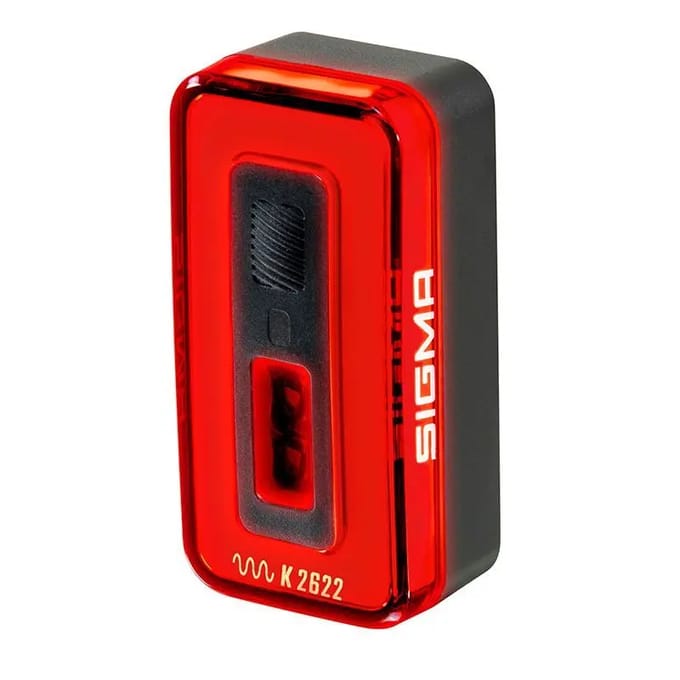 Sigma HIRO 70 Achterlicht COB LED werkt op een accu