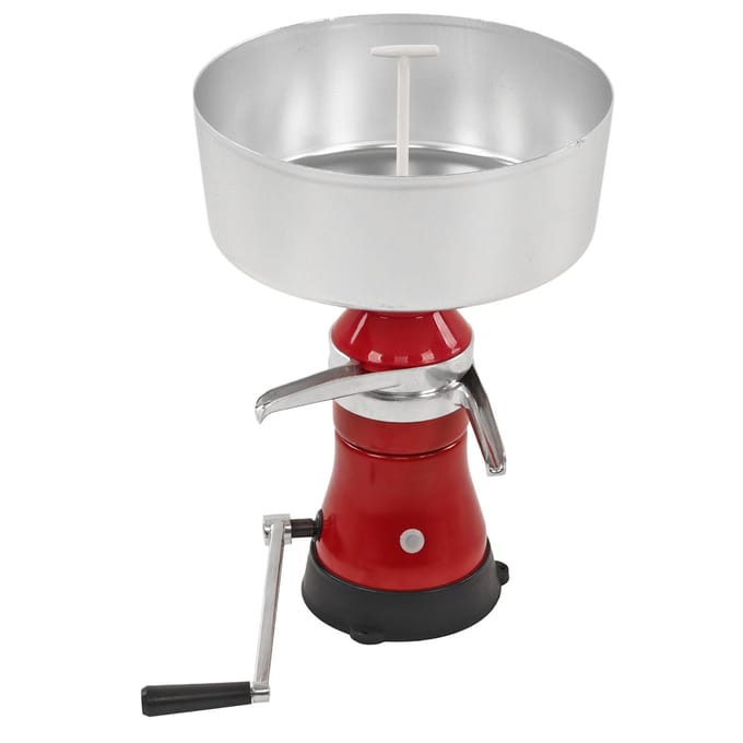 80L Melkscheider Mini Melkcentrifuge Ontvettingsmachine Handmatige Scheider voor Melkroom white