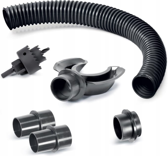 Prosperplast ICAN Set - Regenwatercollector - Grijs - 8-12 cm - Kunststof