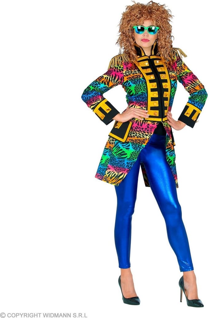 Slipjas disco zebra jaren 80 dames