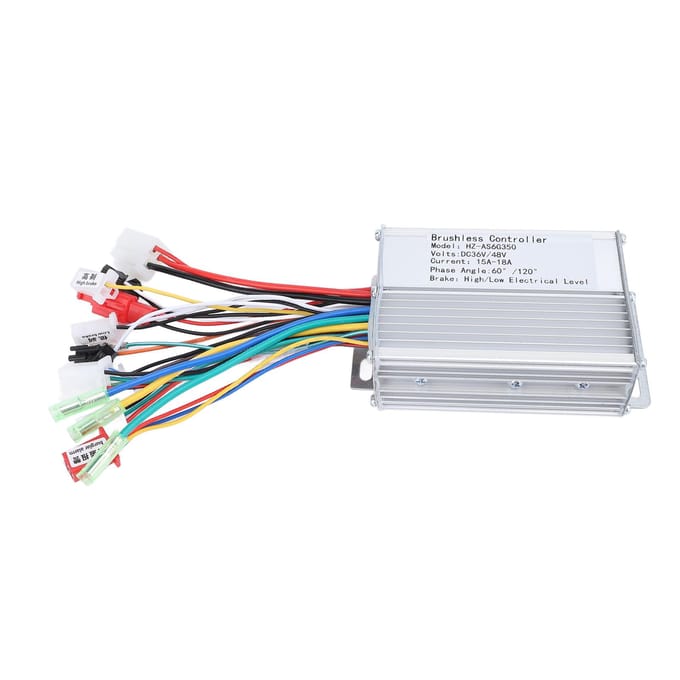 36V 48V 350W Borstelloze Controller Intelligente Elektrische Fiets Motorcontroller voor Elektrische Fiets white