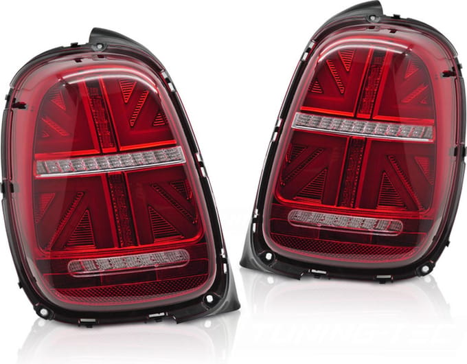 Achterlichten - Mini Cooper F55 F56 F57 2014-2017 - 6-polig - LED - rood wit